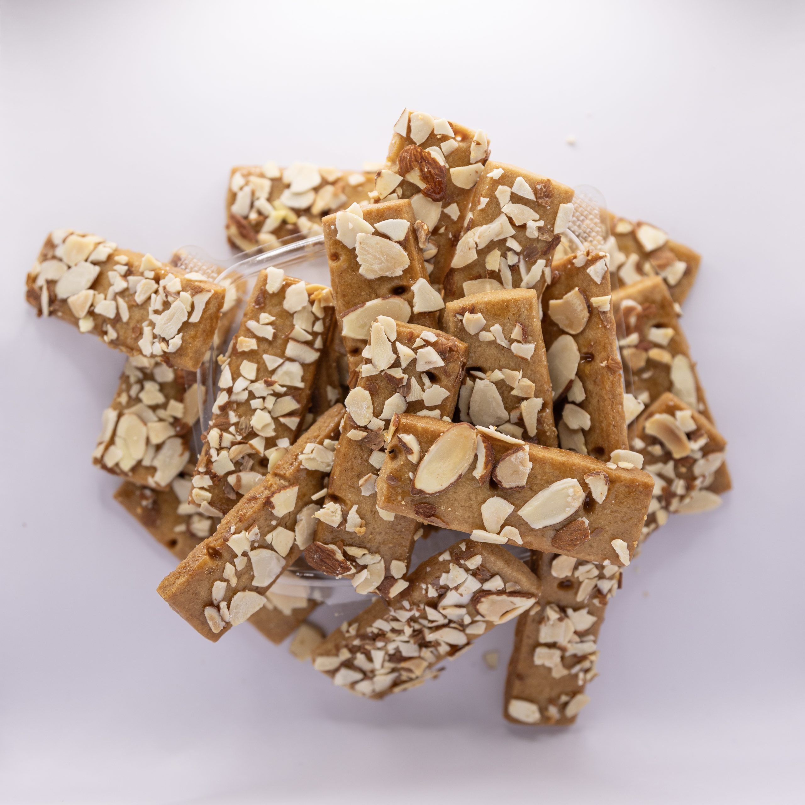 Almond Honey Shortbread Cookies Pile - Philly Cookie Co. Store Almond Honey Shortbread Cookies Pile