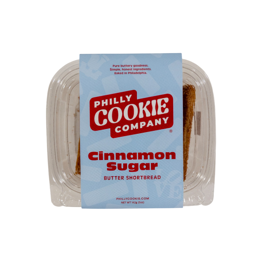 Cinnamon Shortbreads Front - Philly Cookie Co. Store Cinnamon Shortbreads Front
