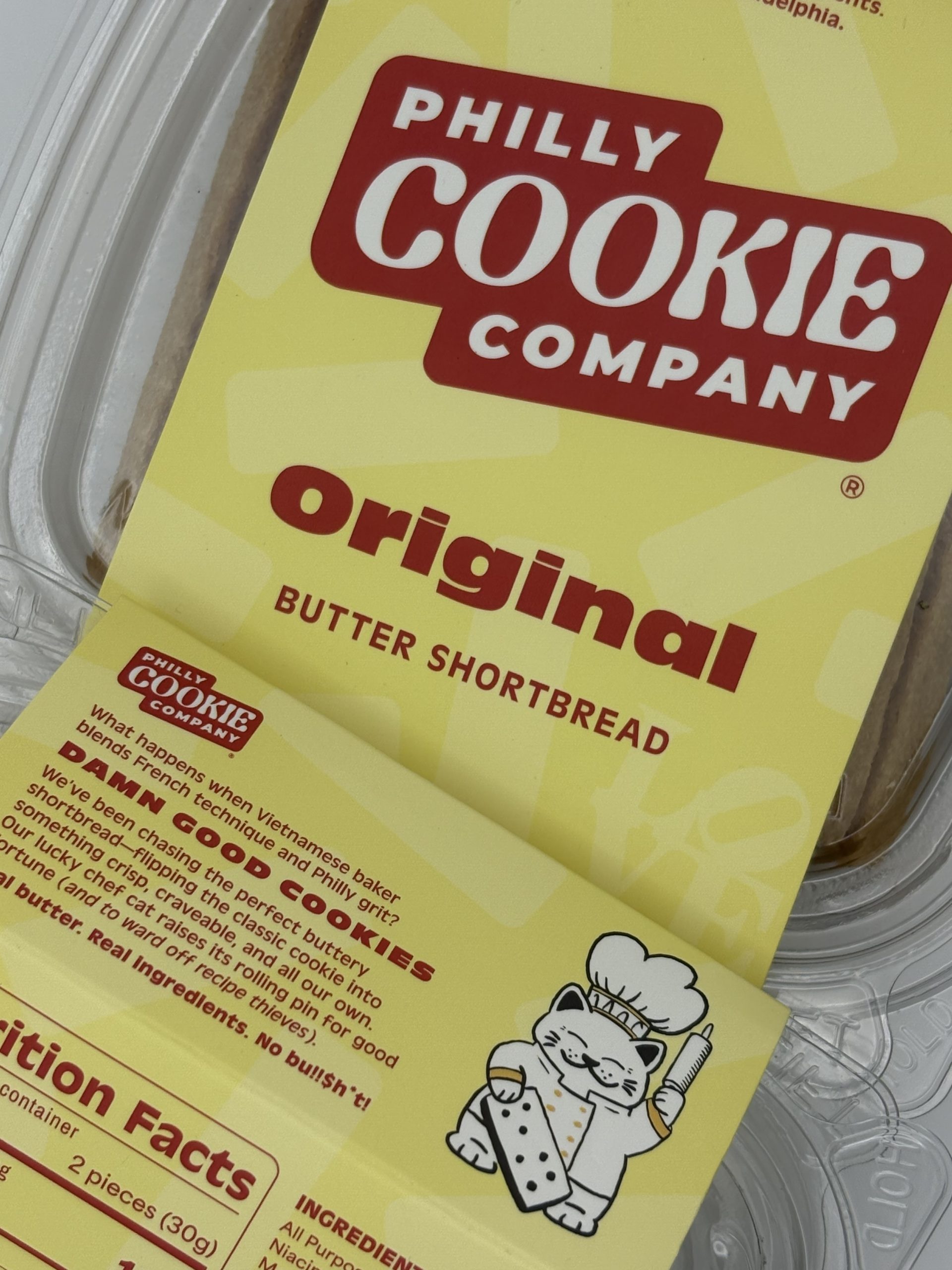 Original Butter Shortbread Cookies Side Panel - Philly Cookie Co. Store Original Butter Shortbread Cookies Side Panel