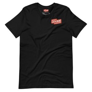 Philly Cookie Company - Shortbread Soft Logo Tee (Midnight Black) - Front View - Philly Cookie Co. Store Philly Cookie Company - Shortbread Soft Logo Tee (Midnight Black) - Front View