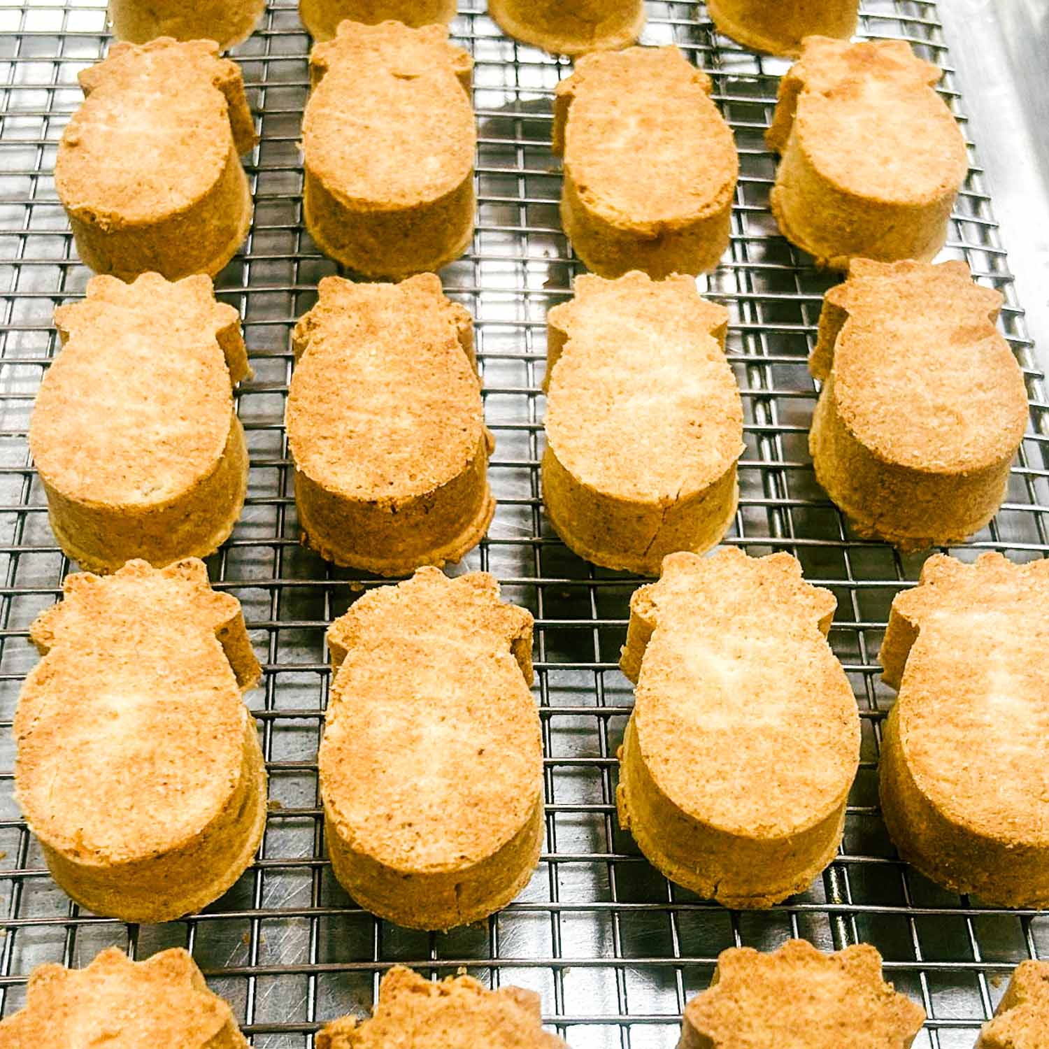 Freshly Baked Pineapple-Shaped Lavender Shortbread Cakesread-cakes-fresh-baked-to-order - Philly Cookie Co. Store Freshly Baked Pineapple-Shaped Lavender Shortbread Cakes