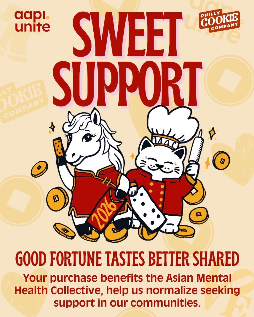 Sweet Support - Good Fortune Tastes Better Shared campaign artwork featuring horse and cat mascots